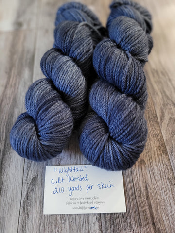 Nightfall - Yarn Destash - Cult Worsted